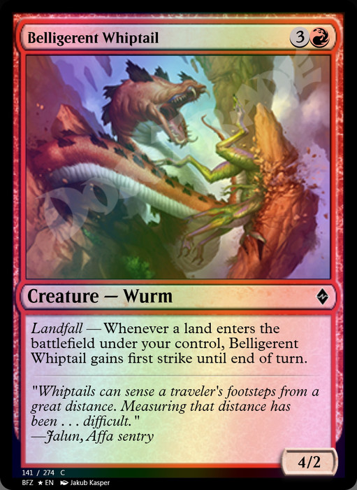 Belligerent Whiptail FOIL