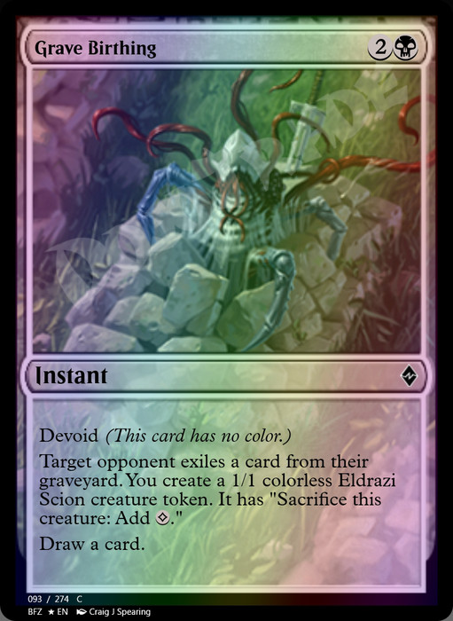 Grave Birthing FOIL