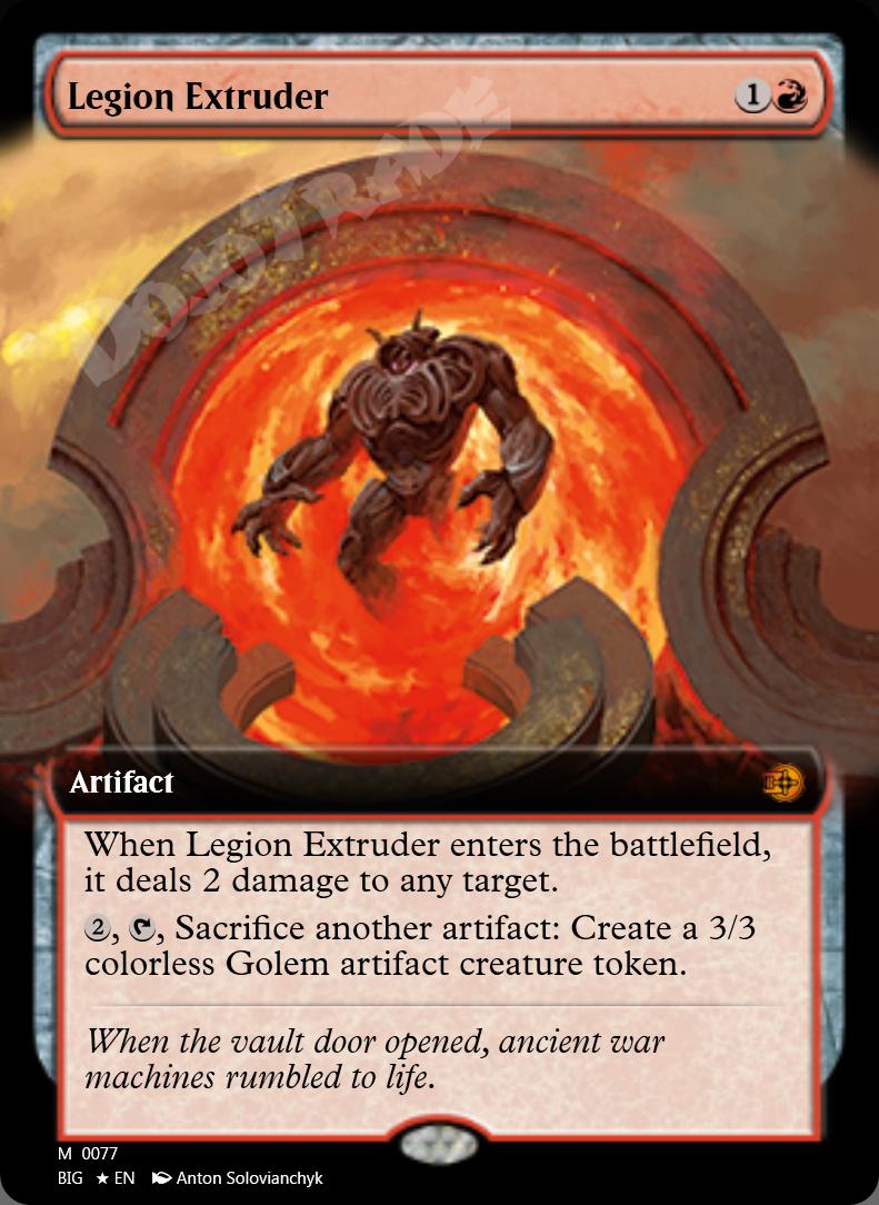 Legion Extruder (Extended Art) FOIL