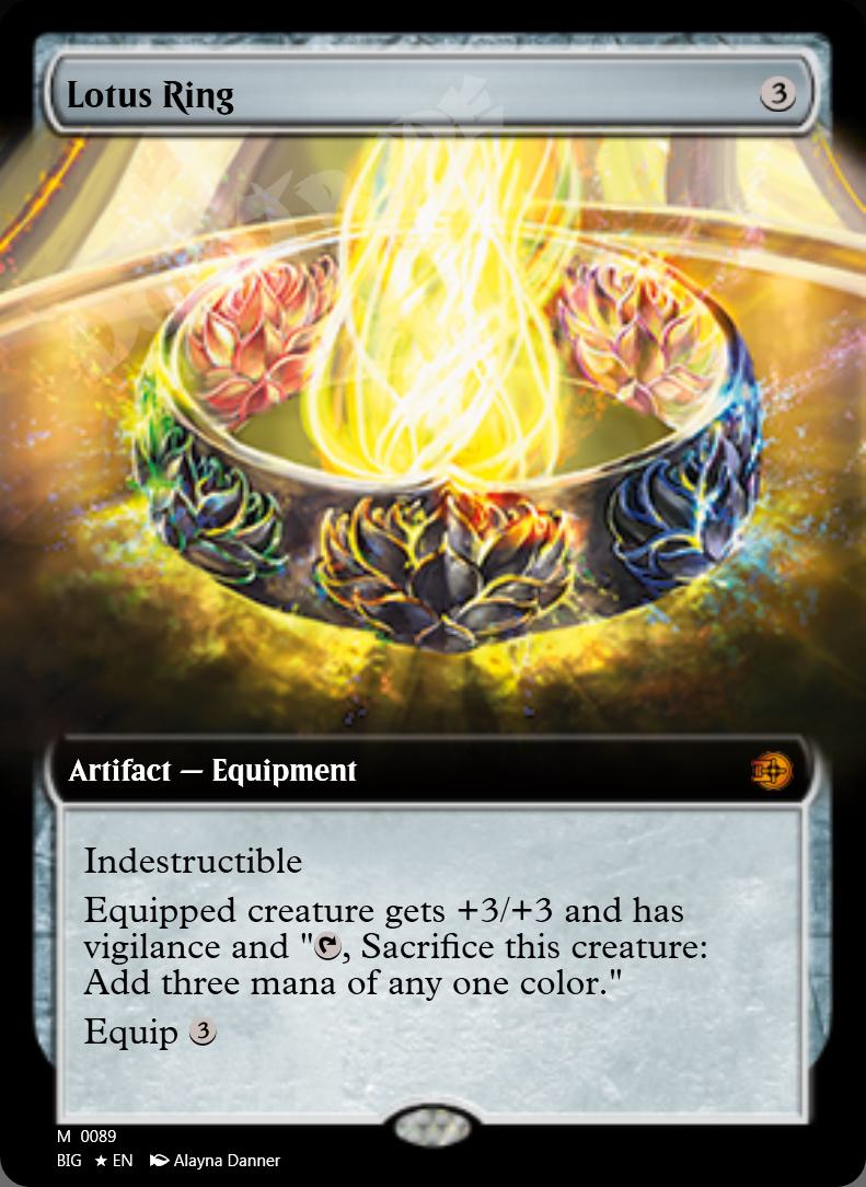 Lotus Ring (Extended Art) FOIL