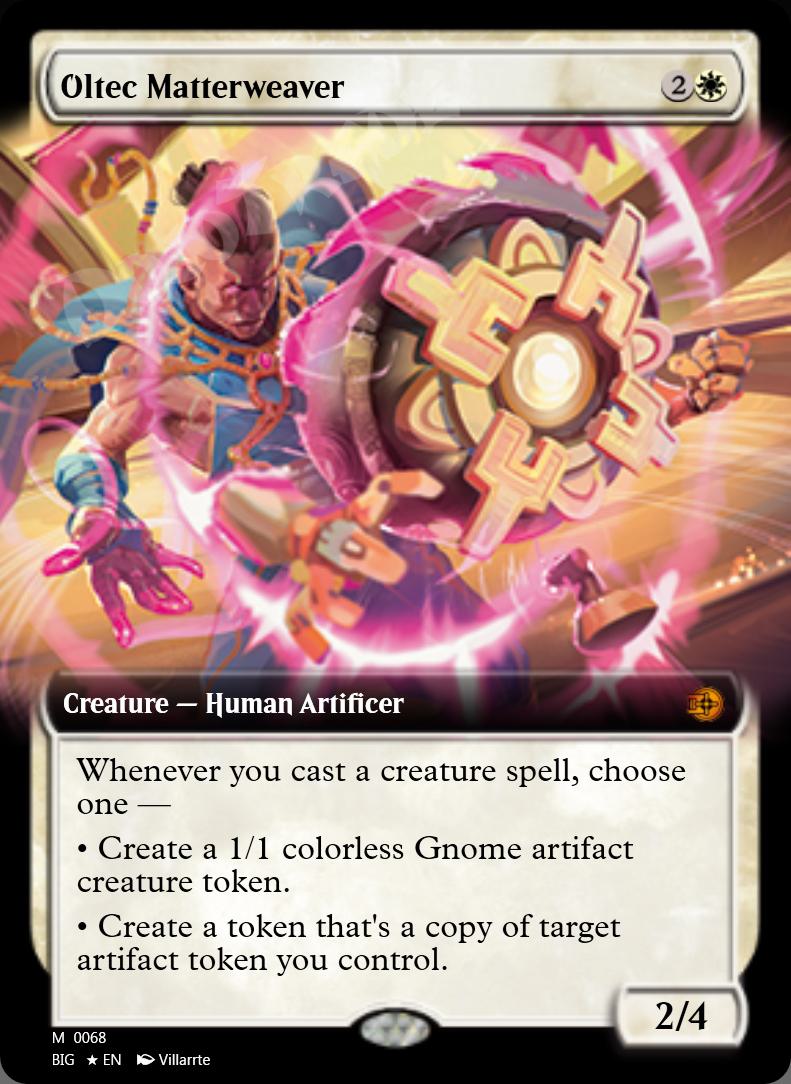 Oltec Matterweaver (Extended Art) FOIL