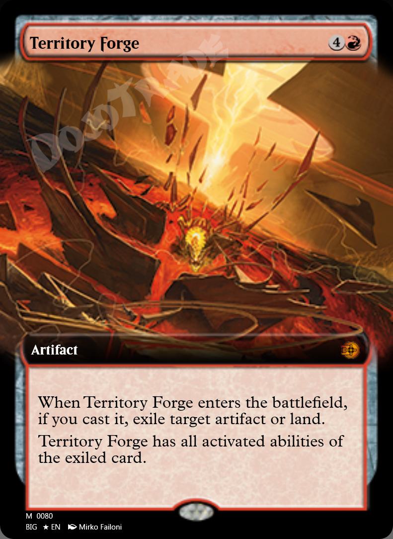 Territory Forge (Extended Art) FOIL