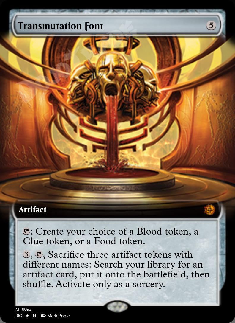 Transmutation Font (Extended Art) FOIL