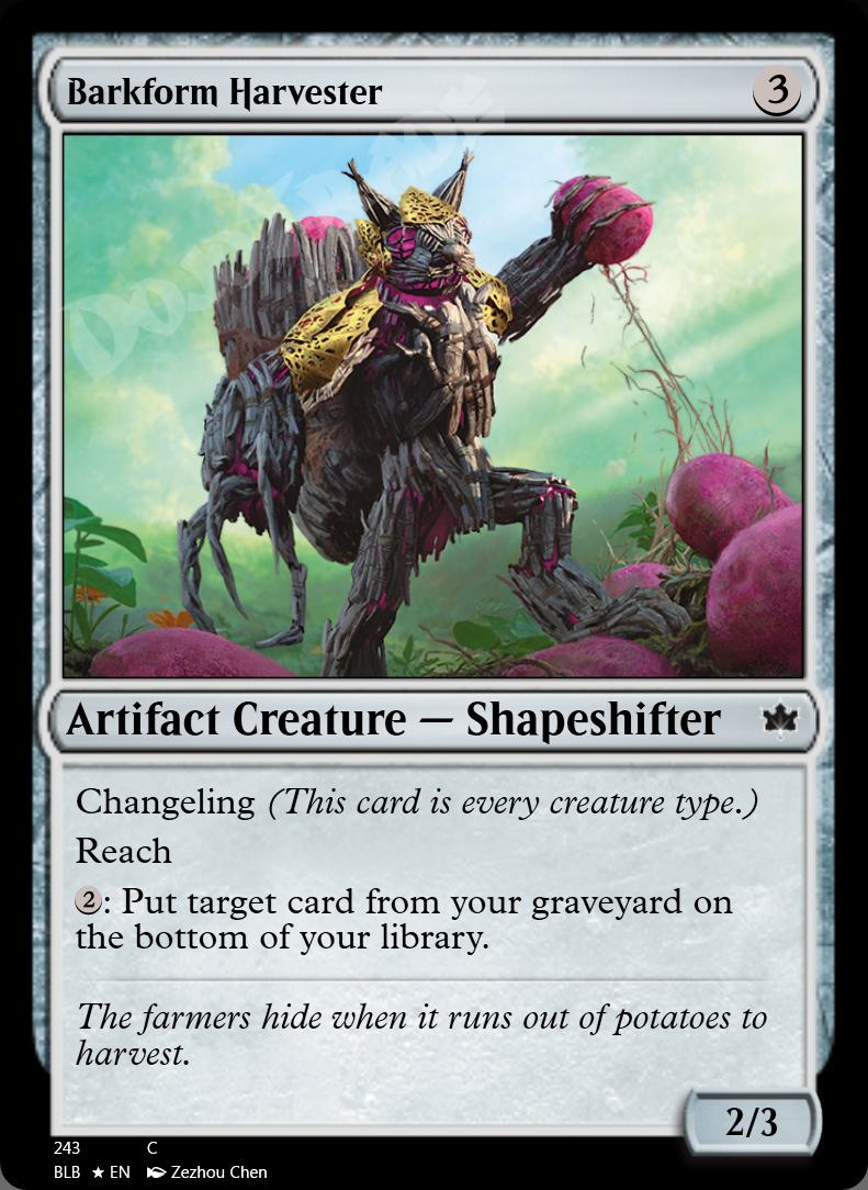 Barkform Harvester FOIL