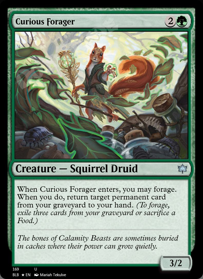 Curious Forager FOIL