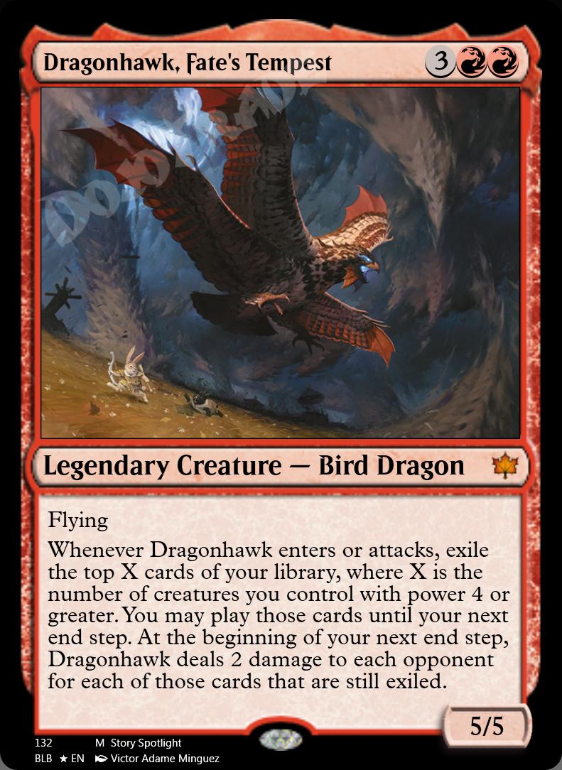 Dragonhawk, Fate's Tempest FOIL