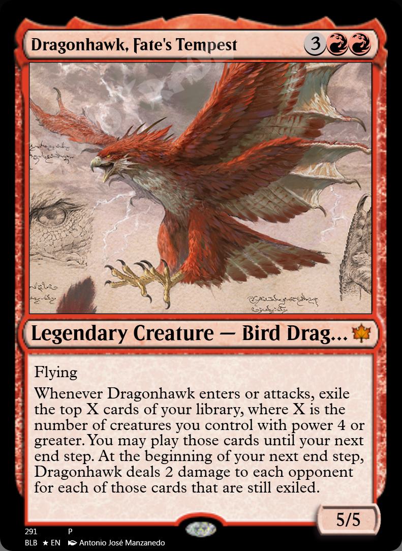 Dragonhawk, Fate's Tempest (Showcase) FOIL