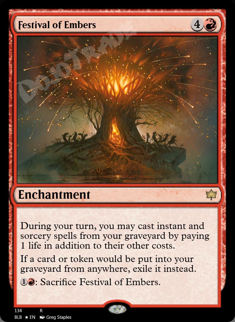 Festival of Embers FOIL