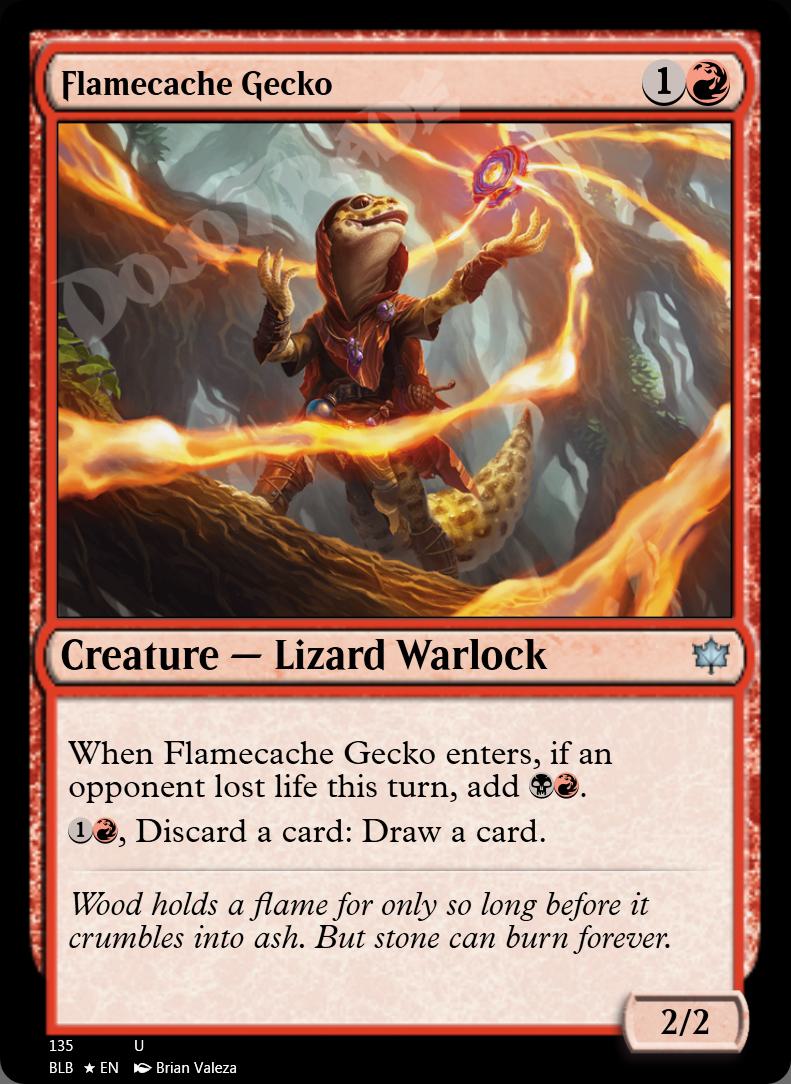 Flamecache Gecko FOIL