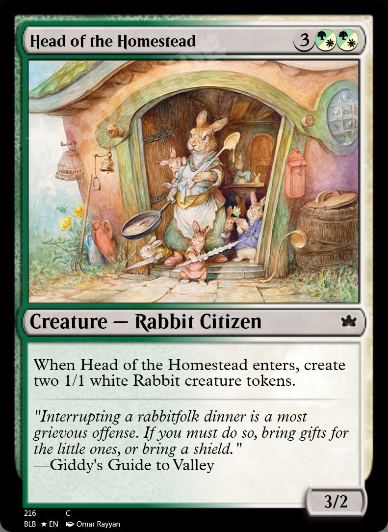 Head of the Homestead FOIL