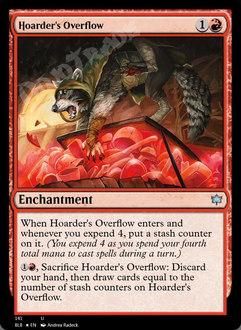 Hoarder's Overflow FOIL