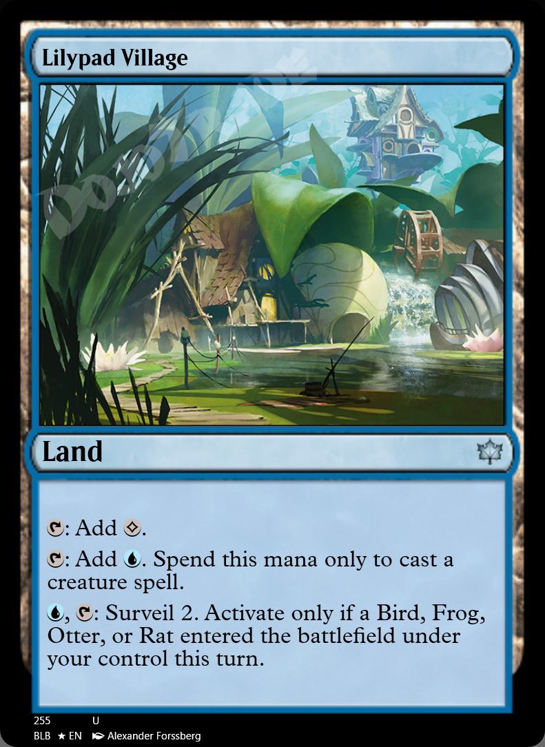 Lilypad Village FOIL