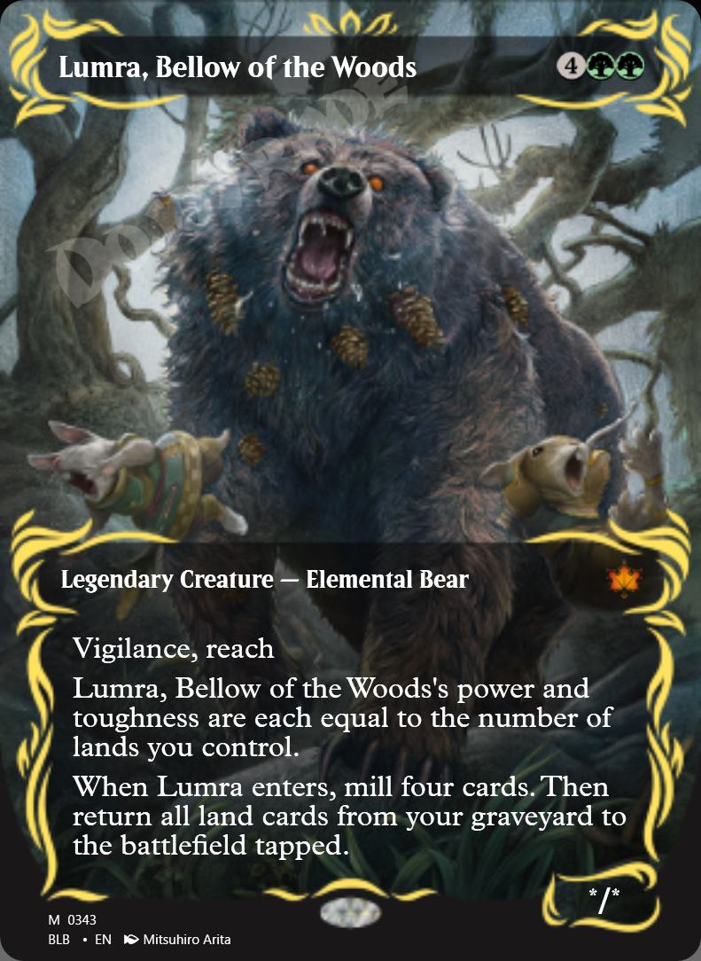 Lumra, Bellow of the Woods (Raised Foil)