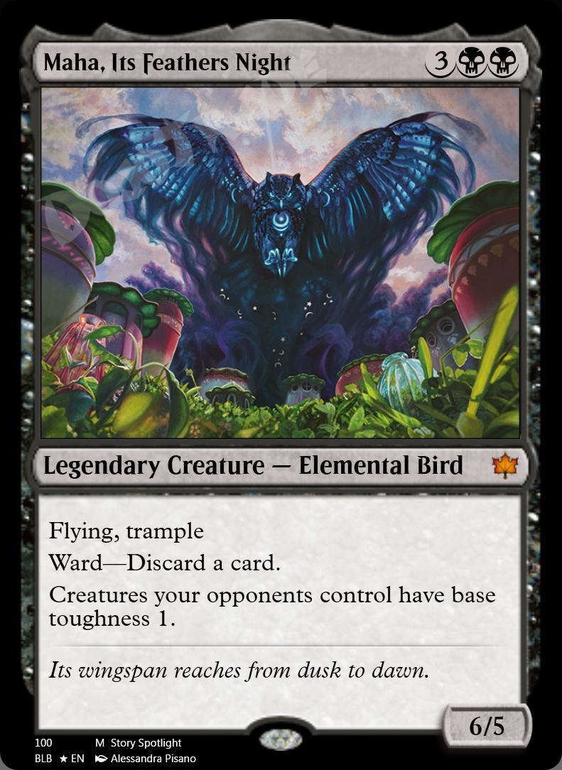 Maha, Its Feathers Night FOIL