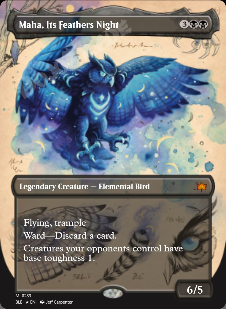 Maha, Its Feathers Night (Showcase) FOIL