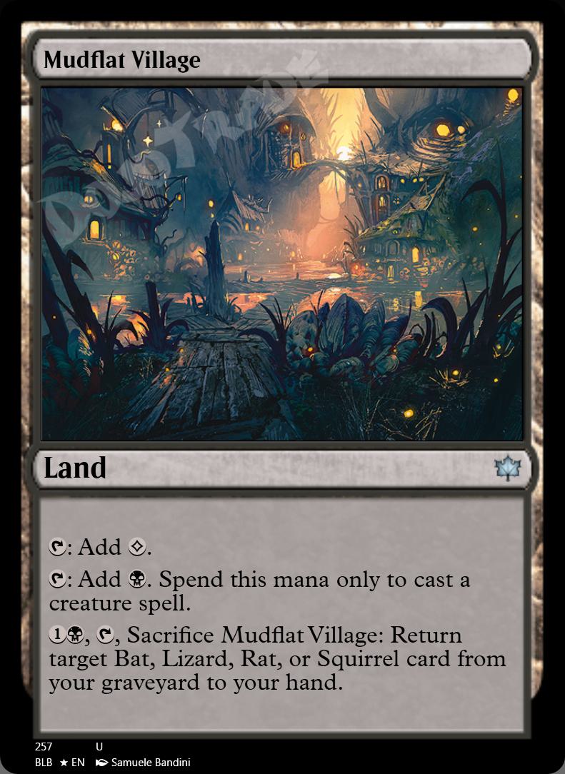 Mudflat Village FOIL