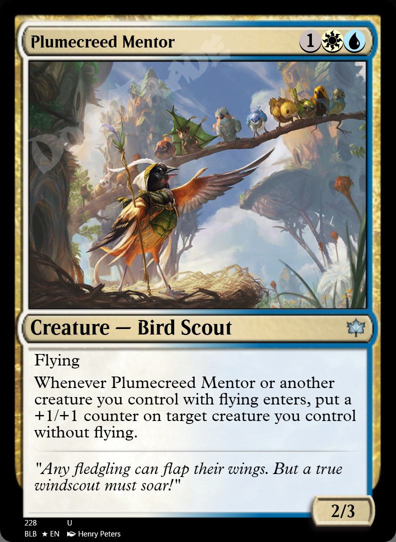 Plumecreed Mentor FOIL