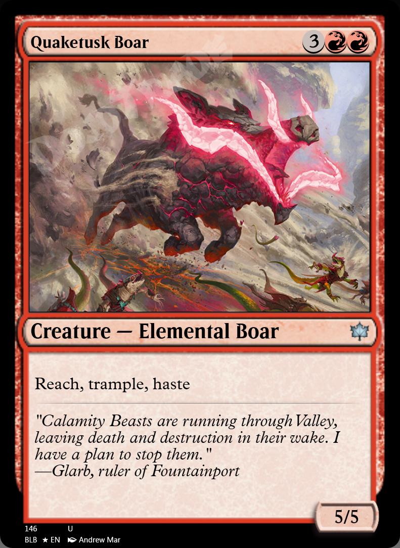 Quaketusk Boar FOIL