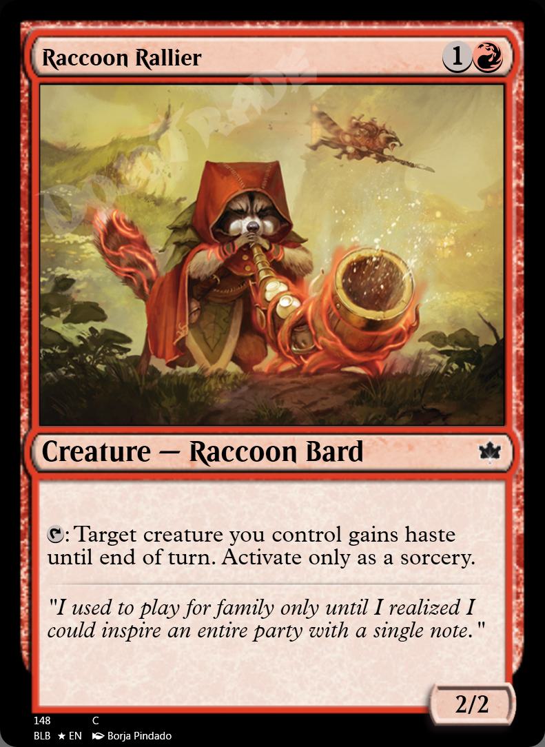 Raccoon Rallier FOIL