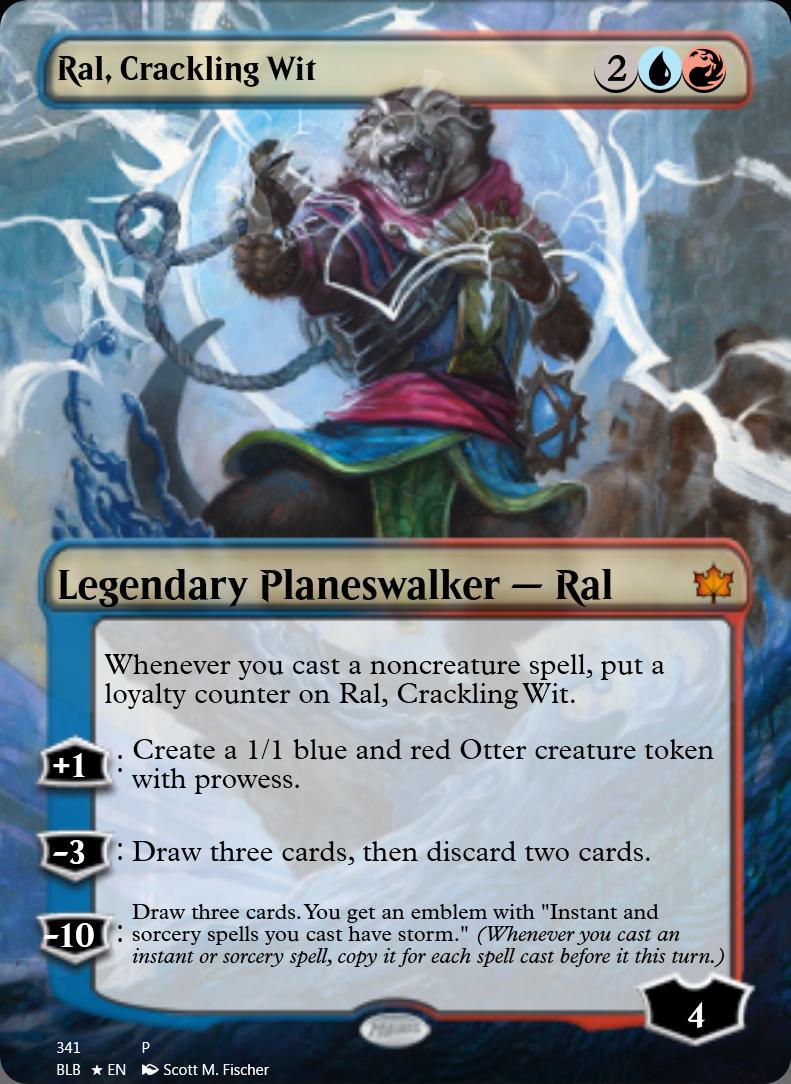 Ral, Crackling Wit (Borderless) FOIL