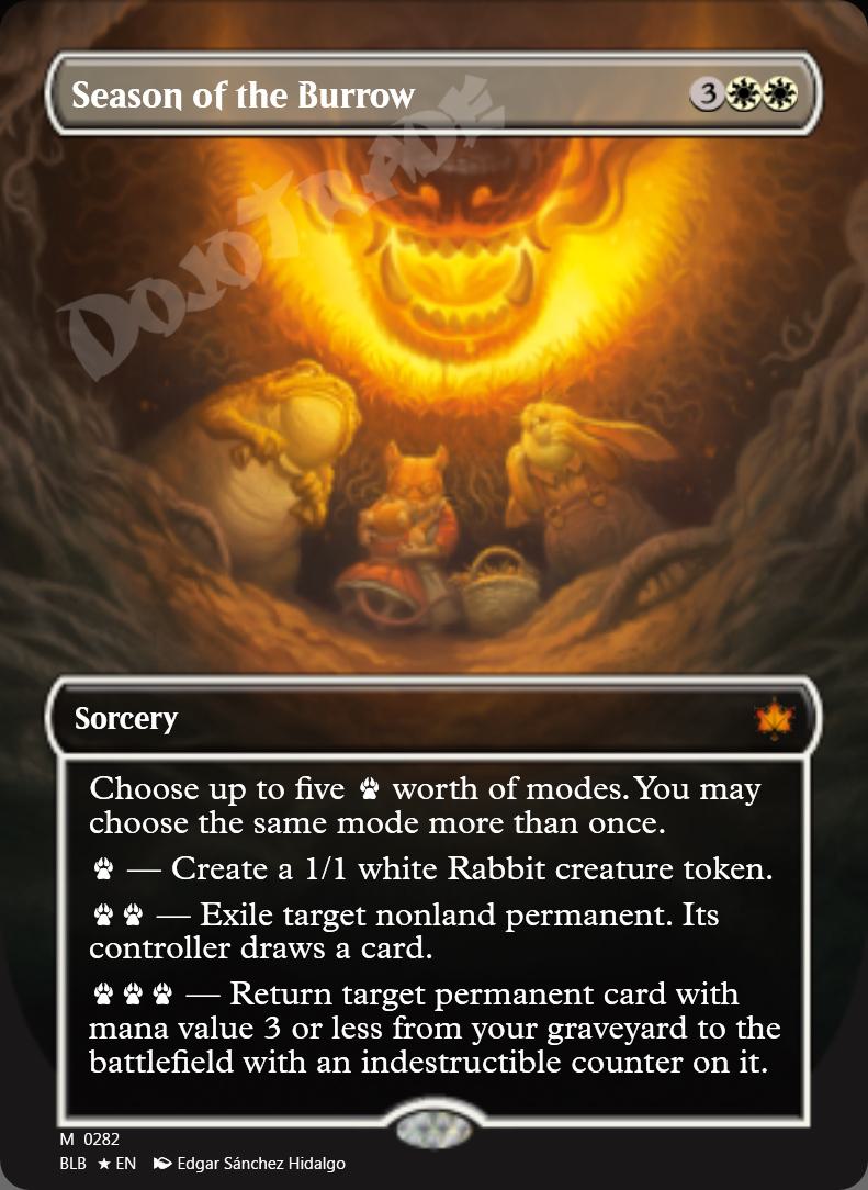 Season of the Burrow (Borderless) FOIL