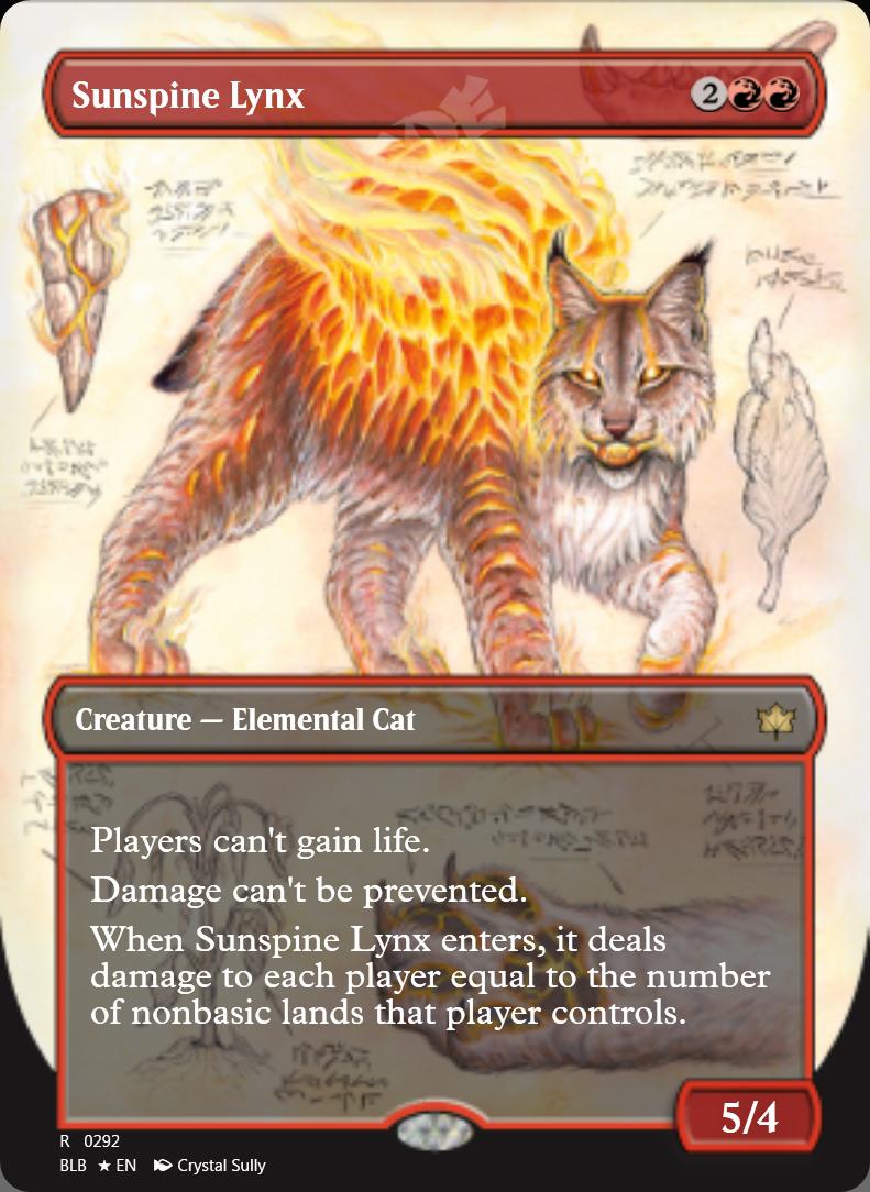 Sunspine Lynx (Showcase) FOIL