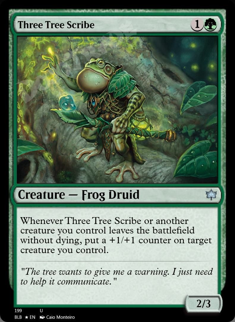 Three Tree Scribe FOIL