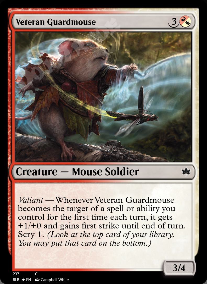 Veteran Guardmouse FOIL