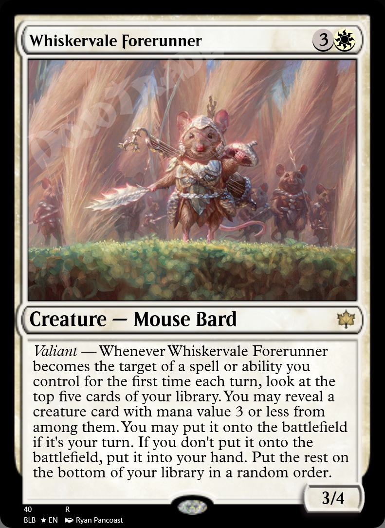 Whiskervale Forerunner FOIL