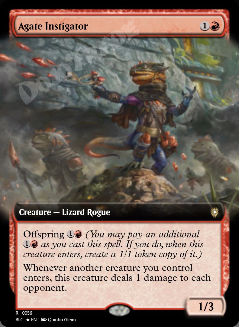 Agate Instigator (Extended Art) FOIL