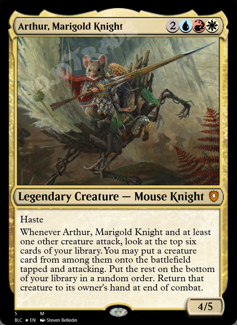 Arthur, Marigold Knight (Alternate) FOIL