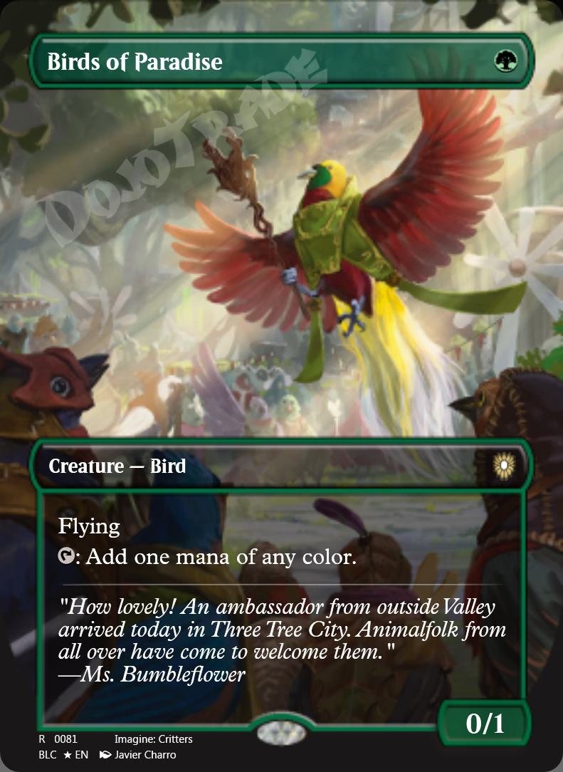 Birds of Paradise FOIL