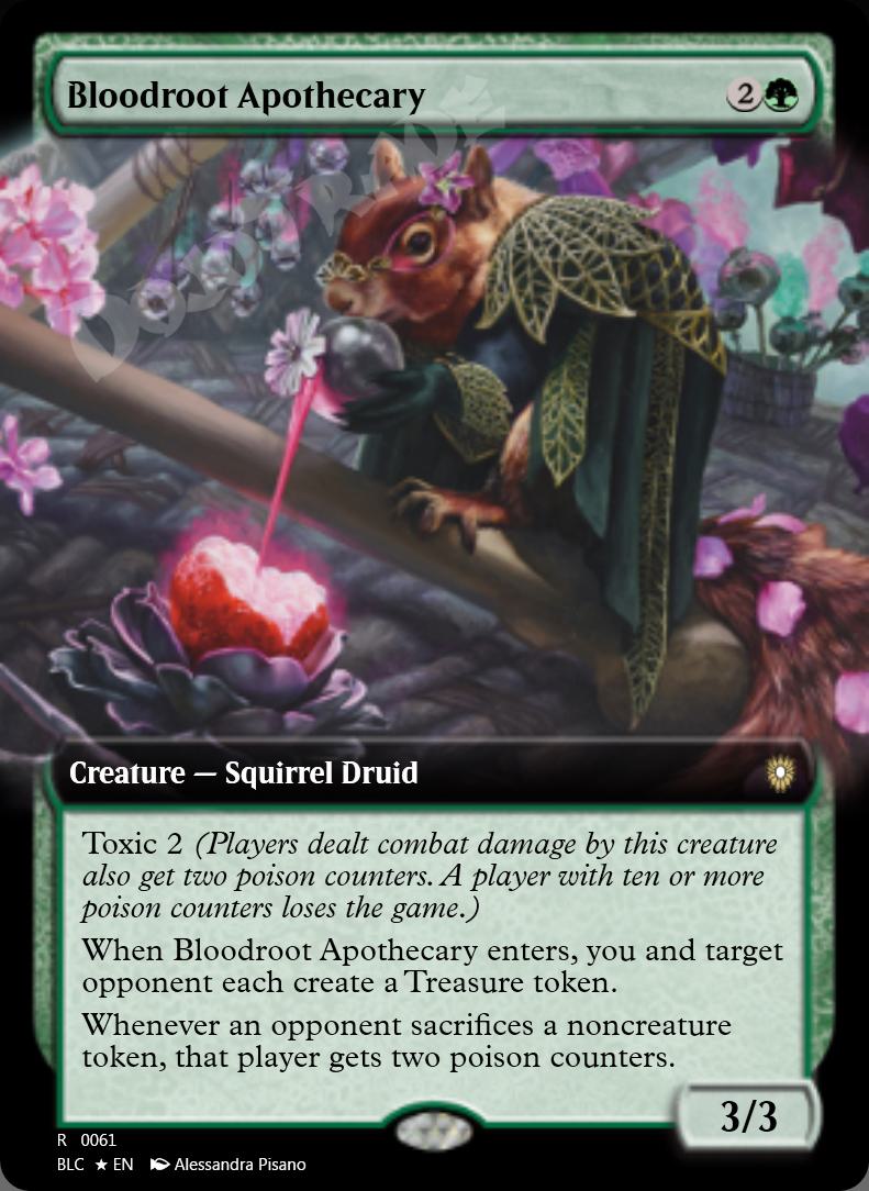 Bloodroot Apothecary (Extended Art) FOIL