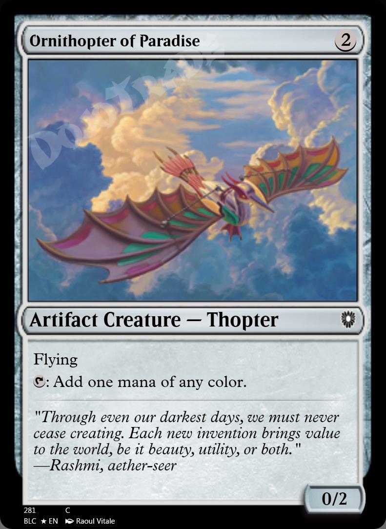 Ornithopter of Paradise FOIL