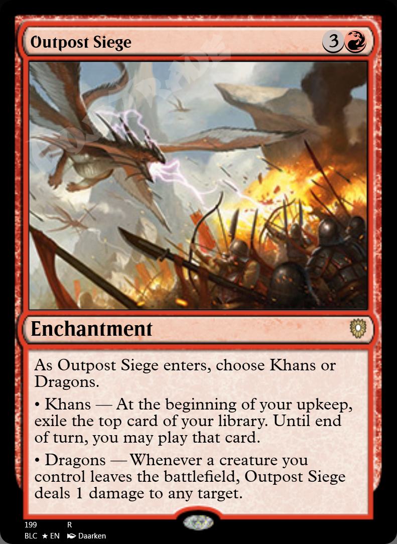 Outpost Siege FOIL