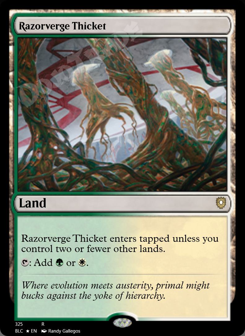 Razorverge Thicket FOIL