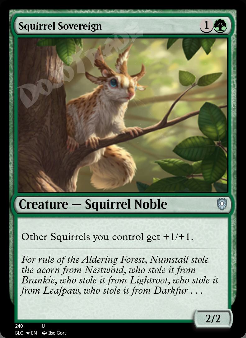 Squirrel Sovereign FOIL