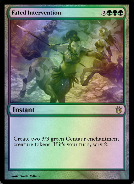 Fated Intervention FOIL