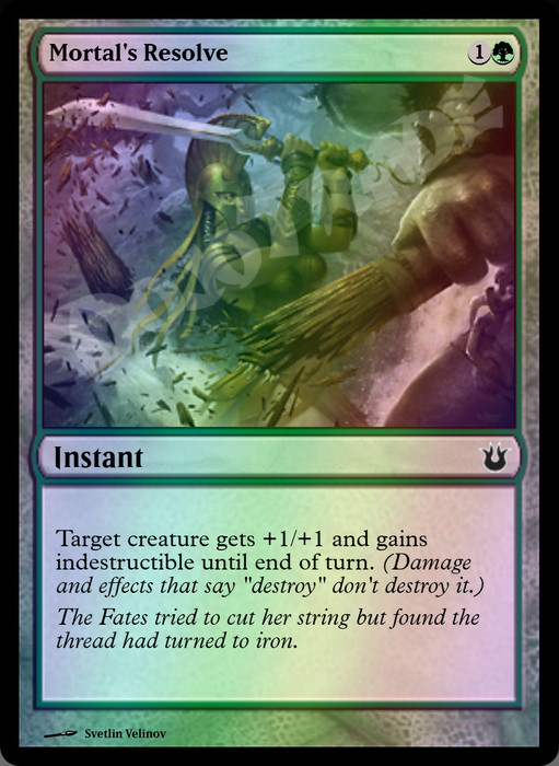 Mortal's Resolve FOIL