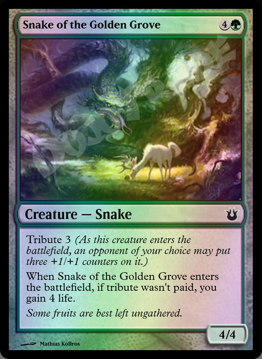 Snake of the Golden Grove FOIL