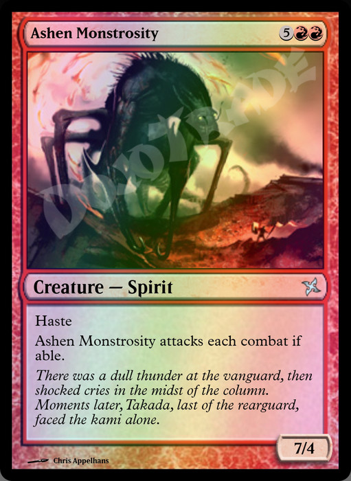 Ashen Monstrosity FOIL