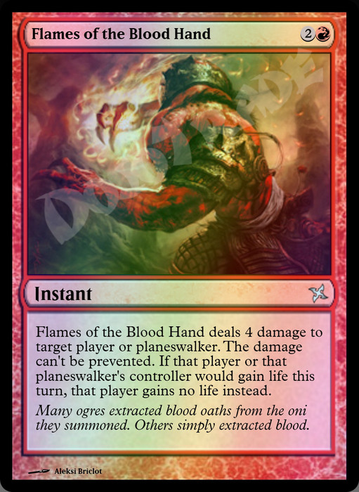 Flames of the Blood Hand FOIL