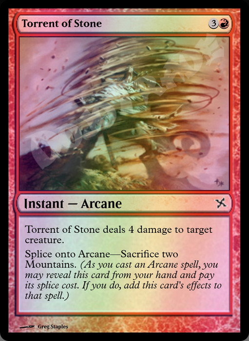 Torrent of Stone FOIL