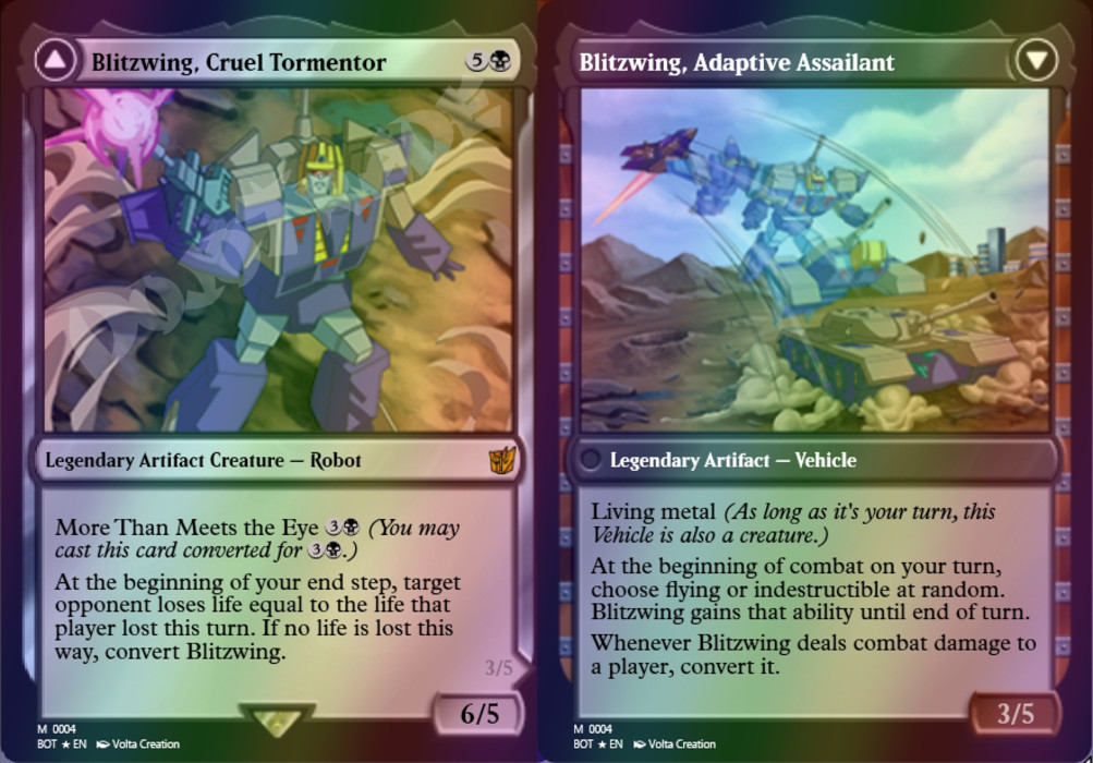 Blitzwing, Cruel Tormentor FOIL