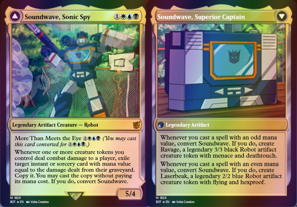 Soundwave, Sonic Spy FOIL