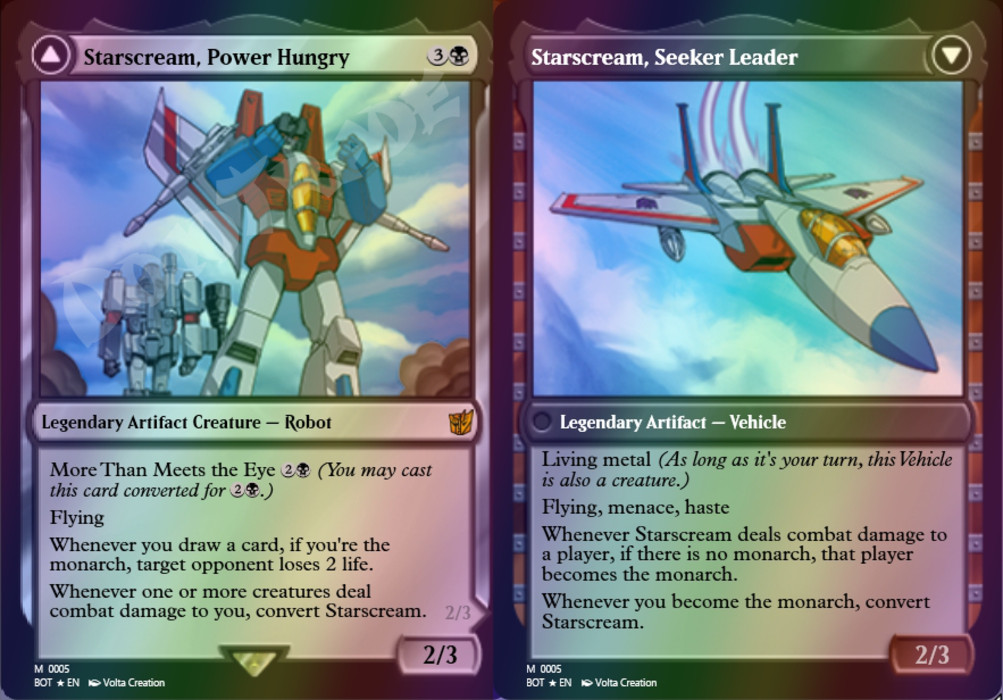 Starscream, Power Hungry FOIL