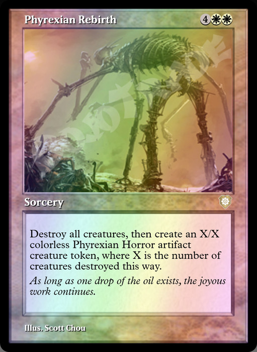 Phyrexian Rebirth FOIL