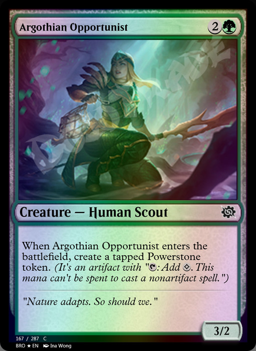 Argothian Opportunist FOIL