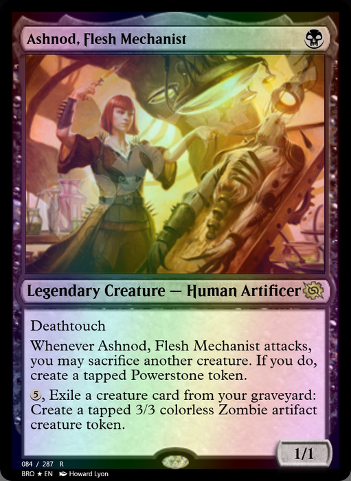 Ashnod, Flesh Mechanist FOIL