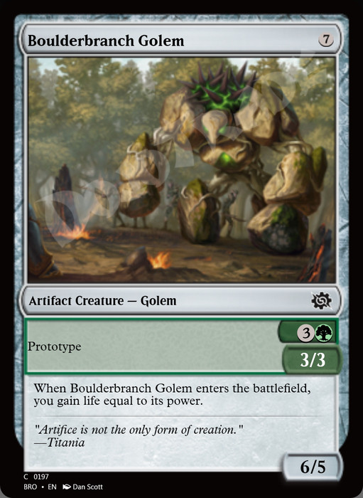 Boulderbranch Golem